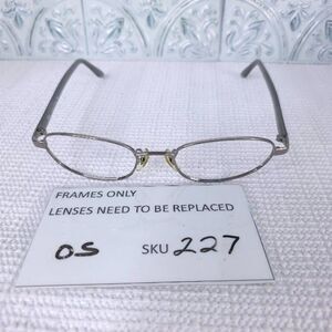 Ray-Ban RB3009 W2980 Silver Gray Metal Full Rim Sunglasses Frame Only Aviator